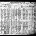 1910 US Census Page 1